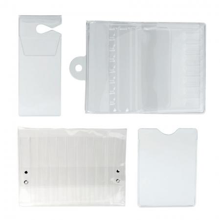透明名片夾、文具袋、包裝－PVC膠布應用