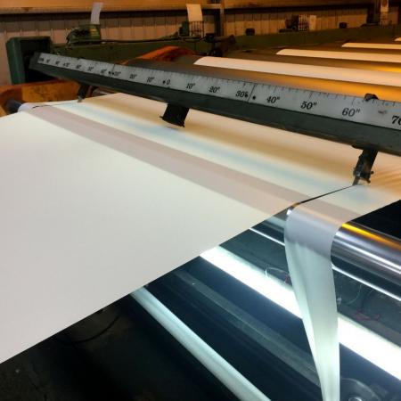 Folha de PVC Texturizada Translúcida - Folha de PVC Semitransparente