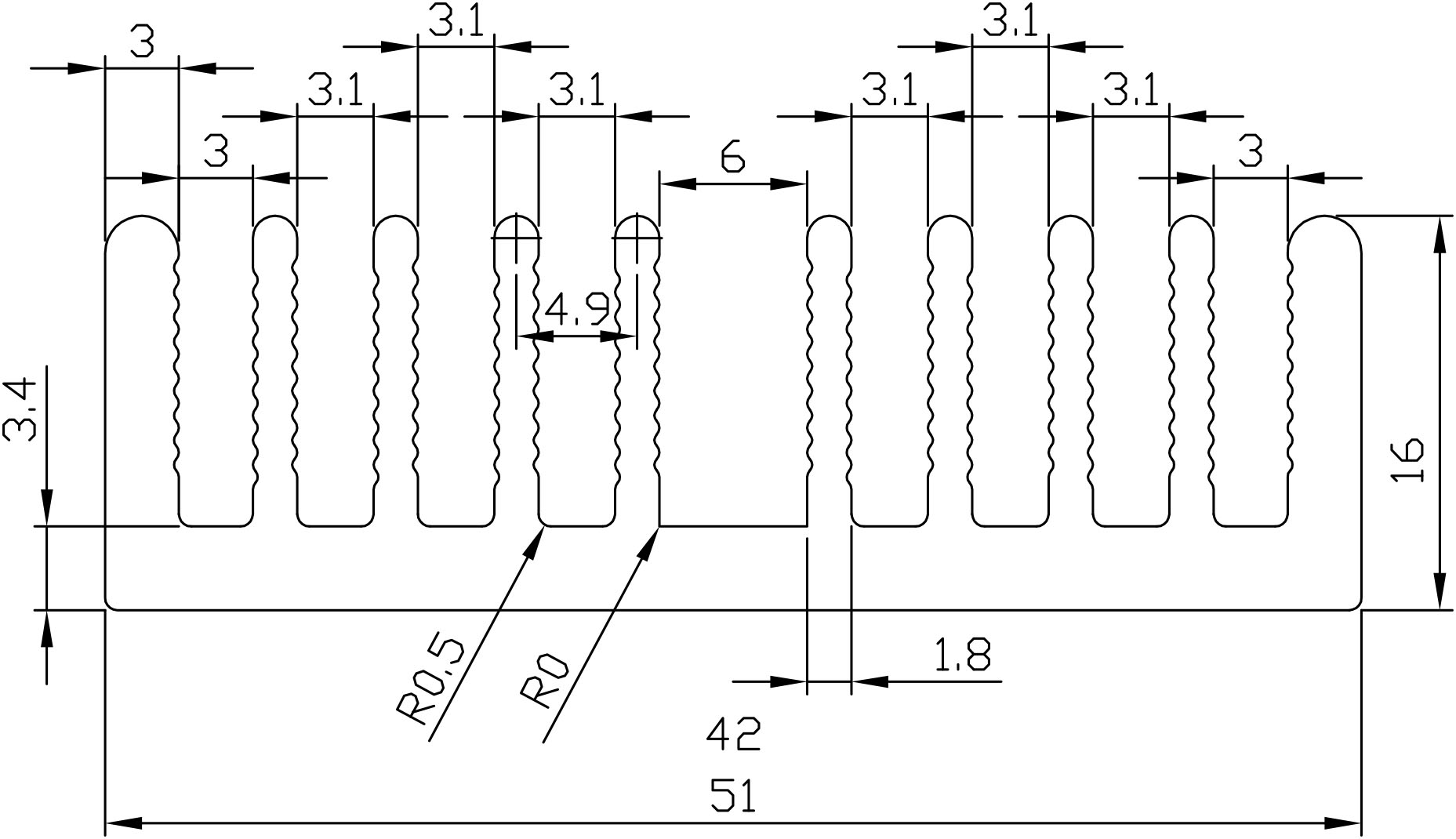 Wärmeableiter für die Luft- und Raumfahrtindustrie