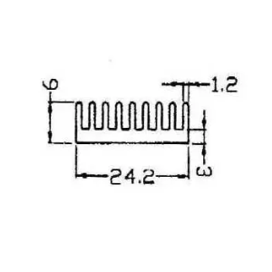SA-S373-1 ฮีตซิงค์อลูมิเนียมสำหรับอุตสาหกรรมอัตโนมัติ