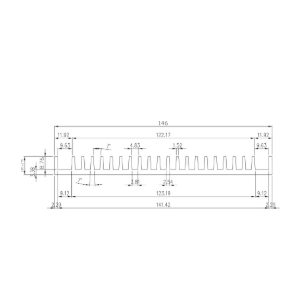 SB-S066 Aluminum Heat Sink for Green Energy Industry