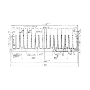 W180.0mm × H44.0mm 大型散熱鋁擠