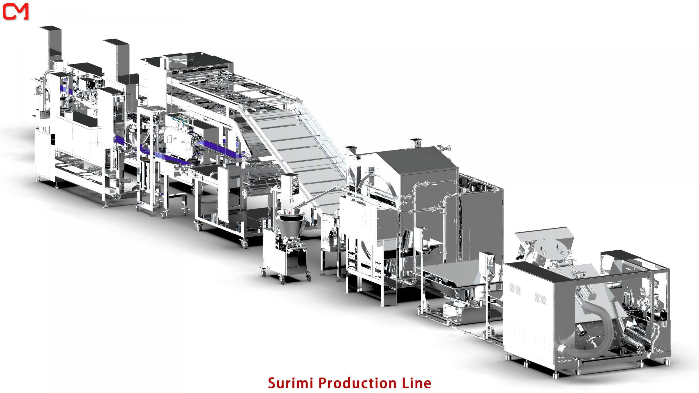 Surimi Making Machine.