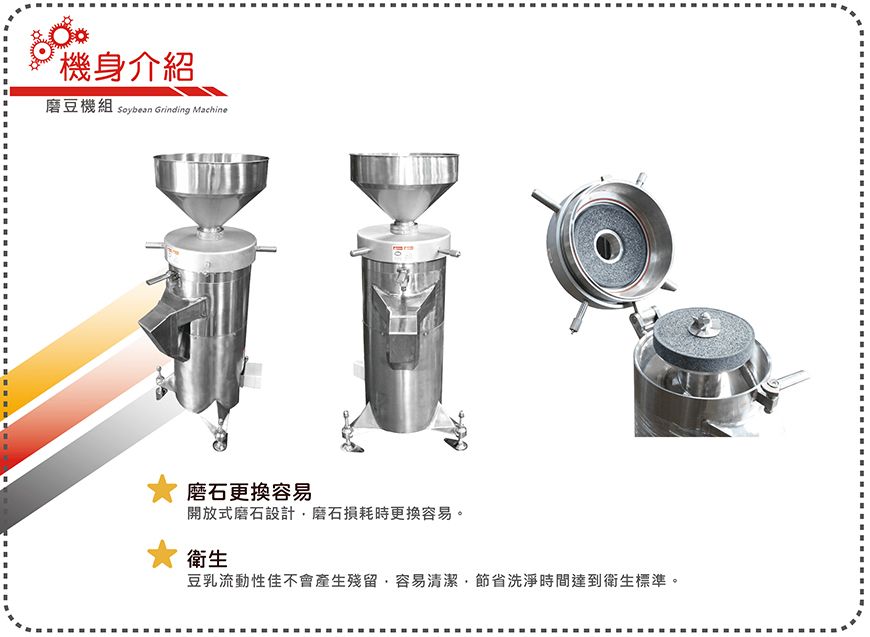 磨豆機組機身介紹
