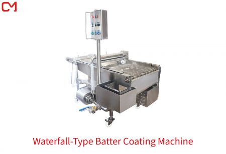 Máy phủ bột kiểu thác nước.