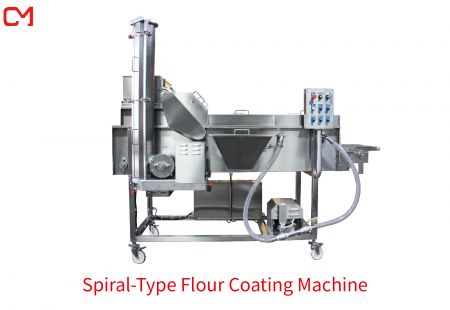 Flour Coating Machine - Crumb Coating Machine.