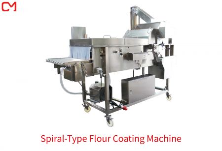 Spiral-Type Flour Coating Machine.