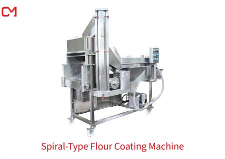 Spiral-Type Flour Coating Machine.