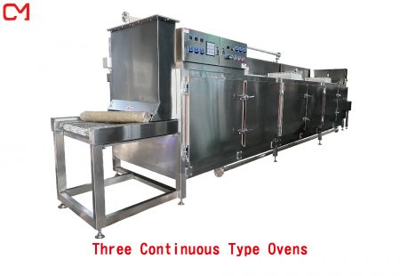 Three Continuous Type Ovens