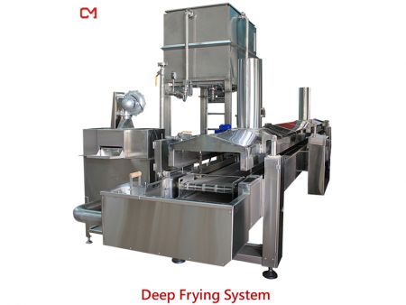 Automatic Continuous Deep Frying System - Continuous Frying Machine.