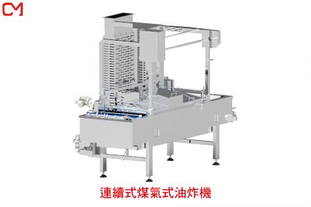 連續式煤氣式油炸機+H15