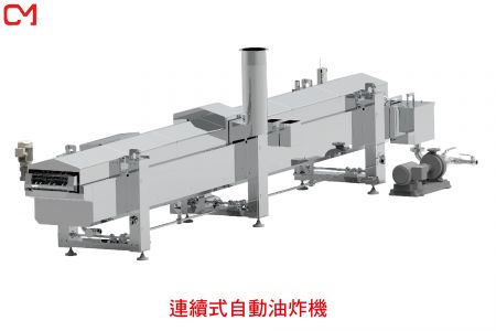 連續式煤氣式油炸機