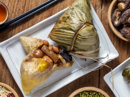Application of Rice dumplings for Continuous Steam Cooker