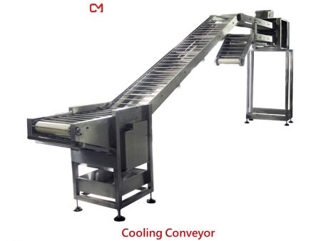 Pagpapalamig ng Conveyor - Stainless Steel Belt Cooling Conveyor.