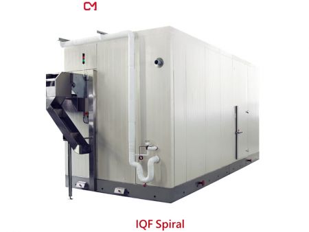 IQFトンネル冷凍機。