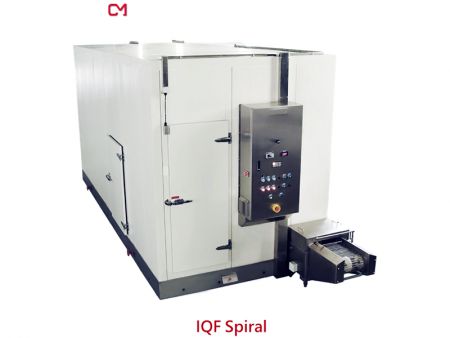 IQFスパイラル冷凍機。