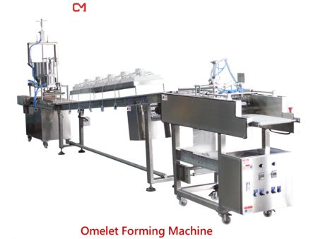 Máquina de formación de tortillas - Máquina de prensado y calentamiento.