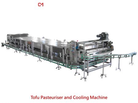 Mesin Pasteurisasi dan Pendingin - Mesin pasteurisasi tahu dengan mesin pendingin.