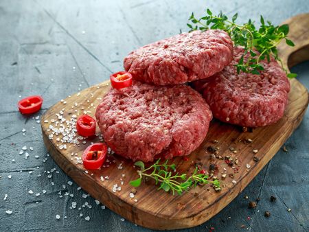 Patty Şekillendirme Makinesi için hamburger eti uygulaması