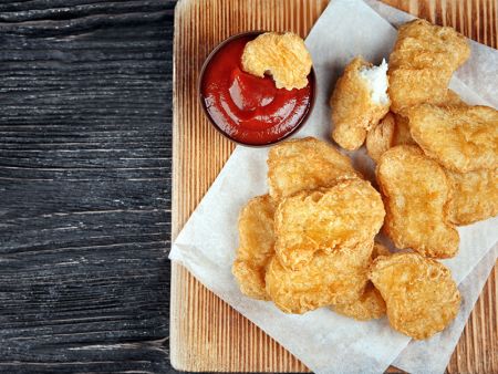Patty Şekillendirme Makinesi için tavuk nugget uygulaması