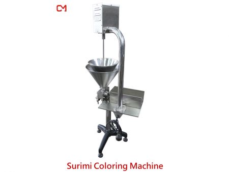Surimi coloring machine