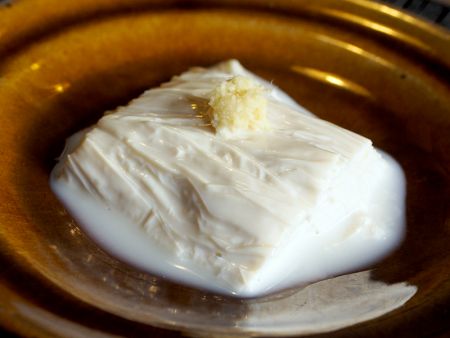 自動豆腐凝固装置への豆腐の応用