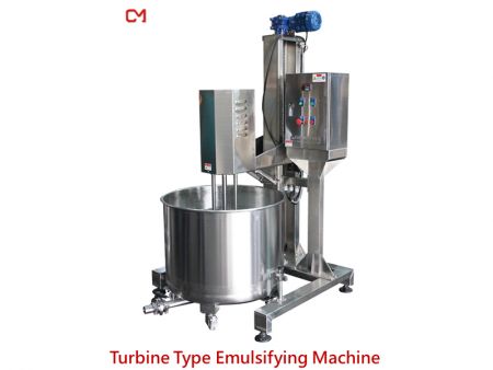 Máquina emulsionadora de tipo turbina - Máquina Emulsionadora de Turbina.