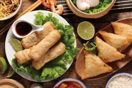 Application of shrimp roll for Twin-Forming Machine