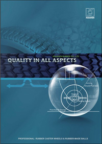 2012 Katalog för gummihjul och gummibollar