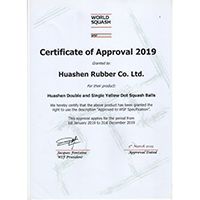 Certificate of Approval 2019