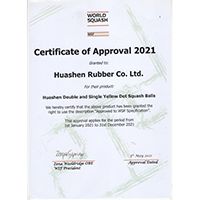 Certificate of Approval 2021