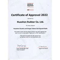 Certification d'approbation 2022