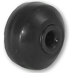 27мм Черные Резиновые Колеса на Оси - 27мм Черные Резиновые Колеса на Оси