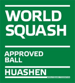 Von der World Squash Federation zugelassener Ball