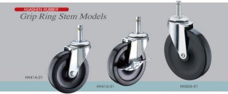 Friction Ring Stem Casters - Friction Ring Stem Casters With Rubber Wheels manufacturing