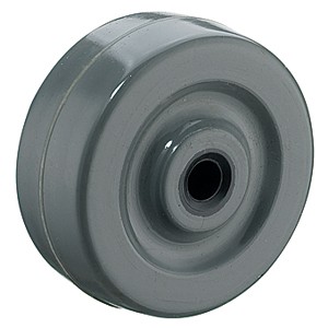 50 mm grå massiva gummihjul