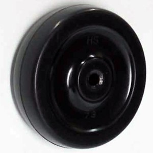 3" x 13/16" Solid Soft Rubber Wheels