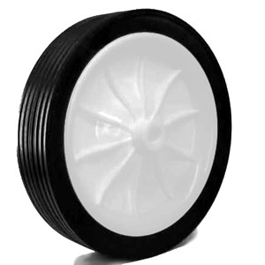 185мм Суцільна гума на колесах з пластиковою втулкою - 185мм Суцільна гума на колесах з пластиковою втулкою