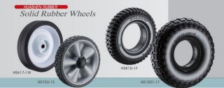 Solid Rubber Wheels With Plastic Hub - Solid Rubber on Plastic Hub Wheels manufacturing