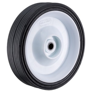 150 мм Сплошные резиновые колеса на пластиковом ободе - 150 мм Сплошные резиновые колеса на пластиковом ободе