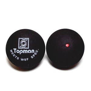 Balles de squash à point rouge - Balles de squash (point rouge)