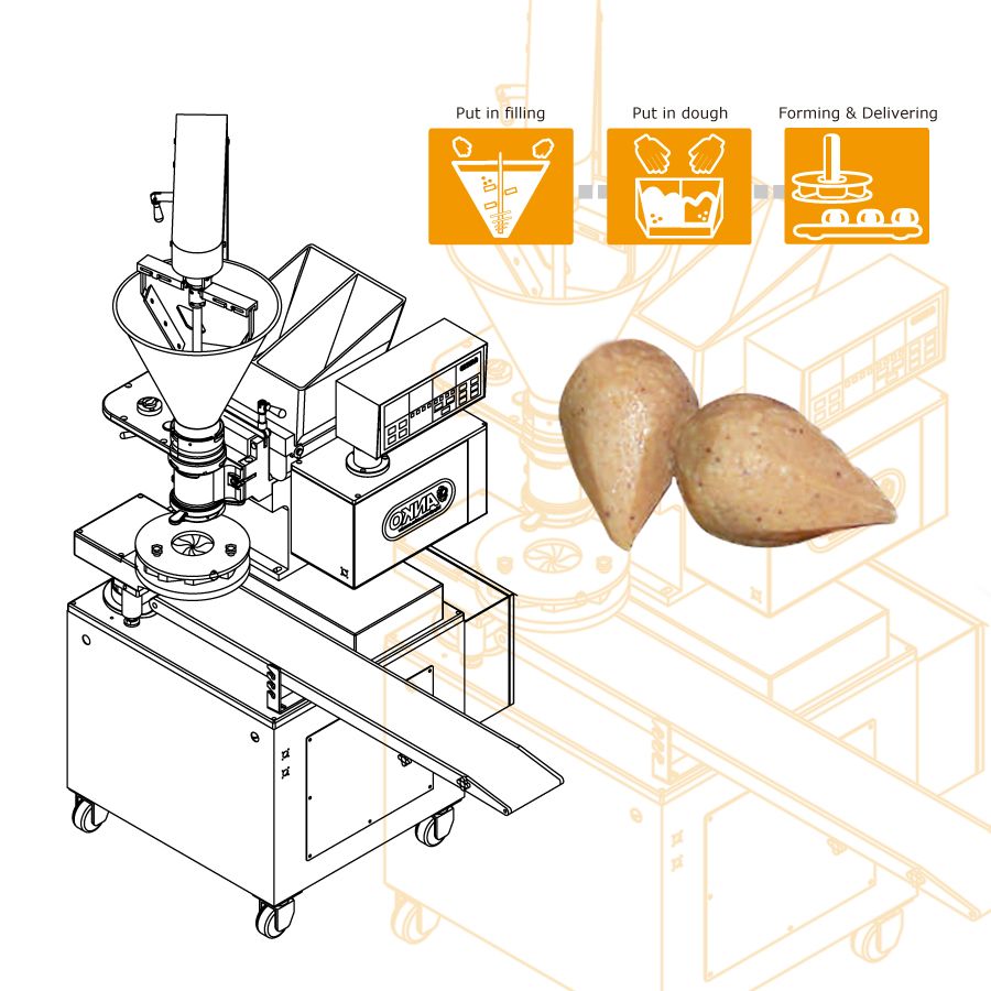 ANKO used the client's original recipe to produce perfectly formed Kubba with our Kubba Making Machine