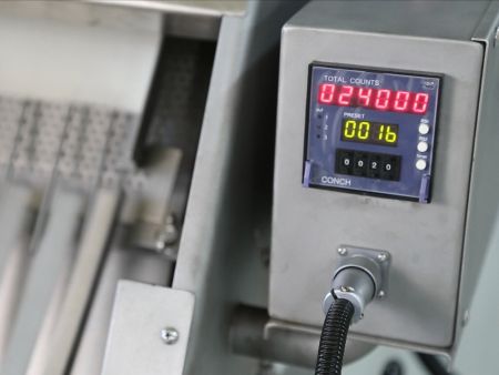 A meter is used to automatically count and document daily production