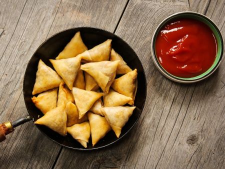 O SRP da ANKO também pode produzir invólucros de samosa