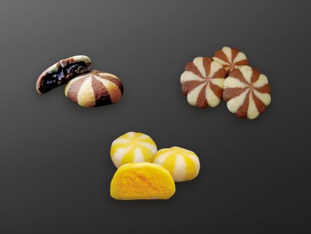 يمكن لآلة ANKO أيضًا إنتاج منتجات بعجينة ذات لونين
