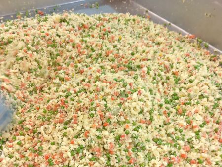 After ANKO's adjustments, the filling has the proper moisture and consistency for proper production