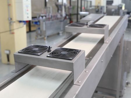 Spring Roll-wrappers afkoelen met ventilatoren