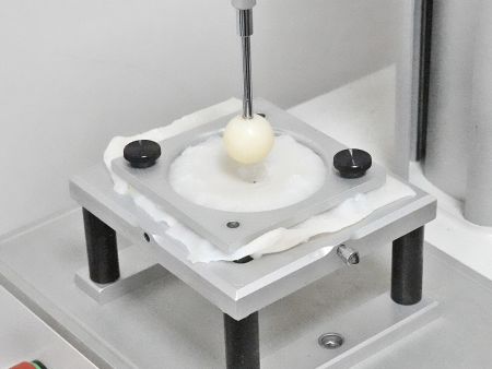 Textúra obalu na knedle testovaná pomocou analyzátora textúry