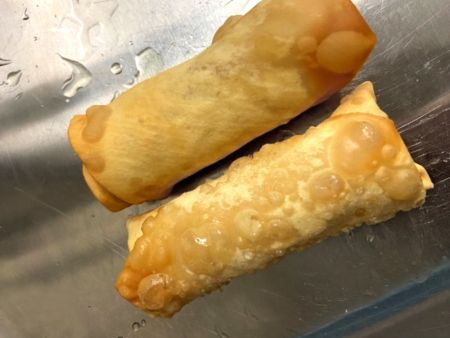 Egg Rolls worden perfect gefrituurd en ze smaken heerlijk