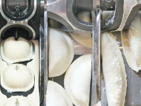 HLT-700XL produz vários tipos de dumplings com moldes diferentes